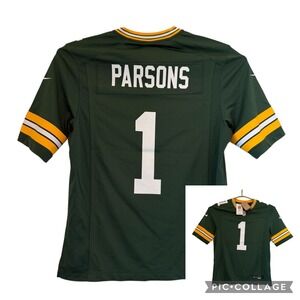 Nike Green Bay Packers Micah Parsons 1 Jersey Medium Green NFL NEW 67NM-GPGH